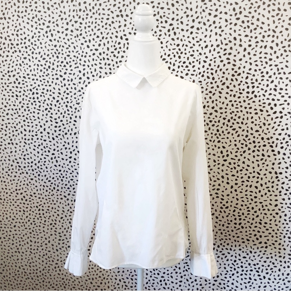 ZARA| Pleated Sleeve Blouse